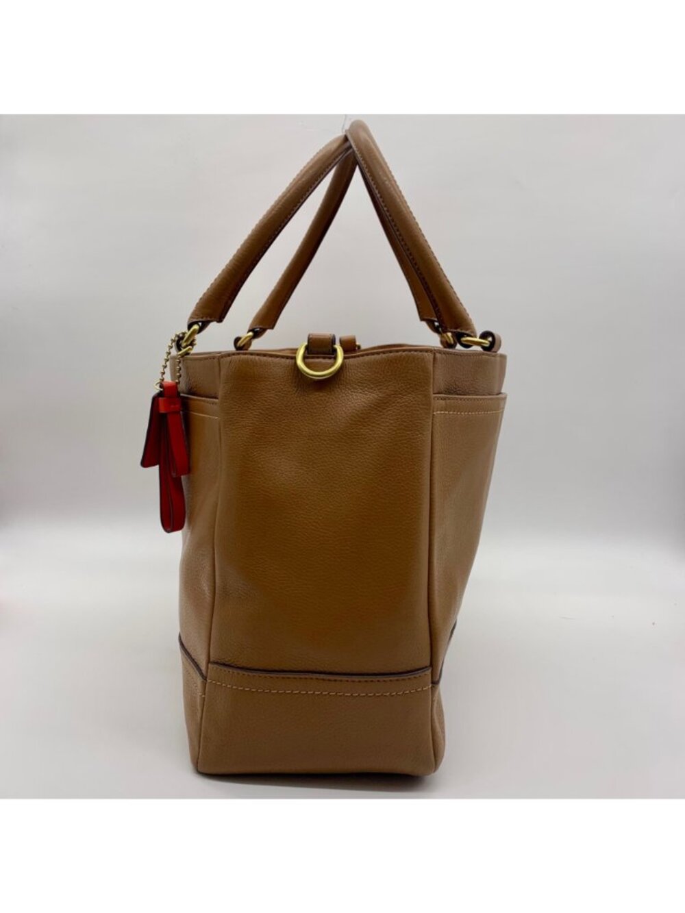 Coach Brown Leather Convertible Shoulder Bag F23268 - Picture 4 of 12